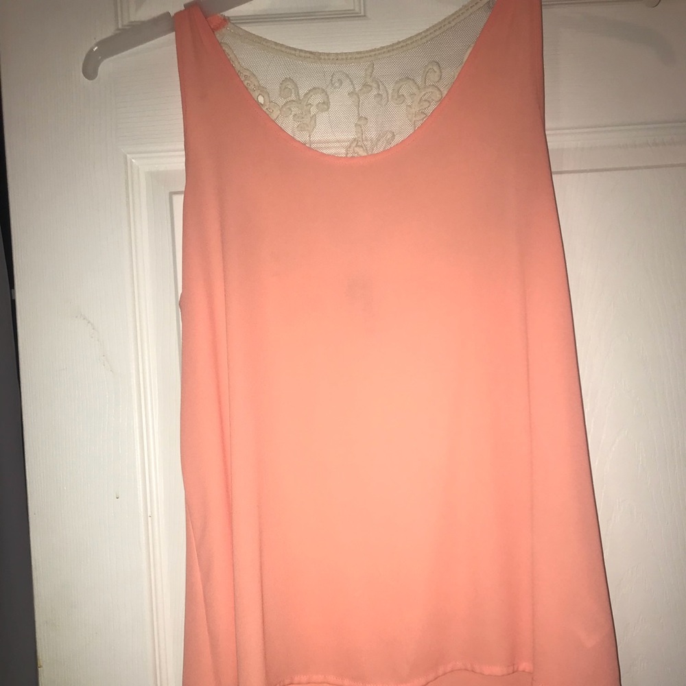 Peach tank top
